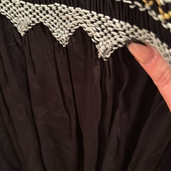 Free People Late Night Picnic Embroidered Dress Medium - Picture 5 of 7